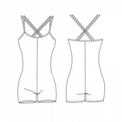 Combishort MAJESTIC nude x Temps Danse