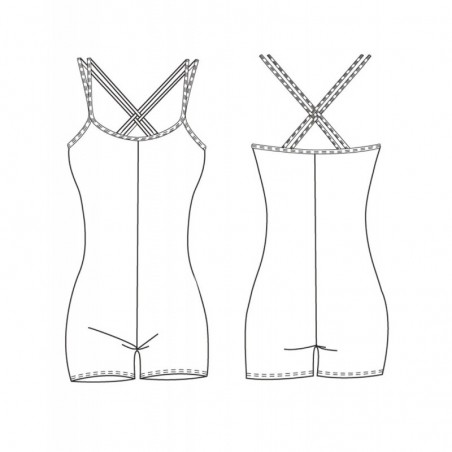 Combishort MAJESTIC noir x Temps Danse