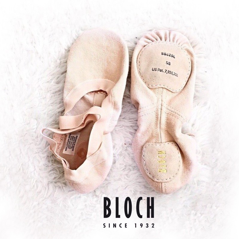 Demi Pointes Bloch Pro Elastic S0621L - bi-semelle - Noir