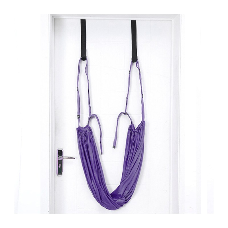 sangle de yoga violet