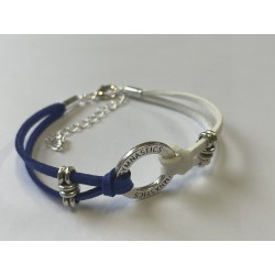 Bracelet GYMNASTICS bicolors bleu