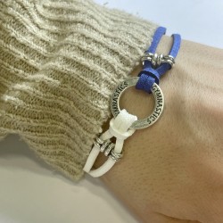 Armband GYMNASTICS zweifarbig blau