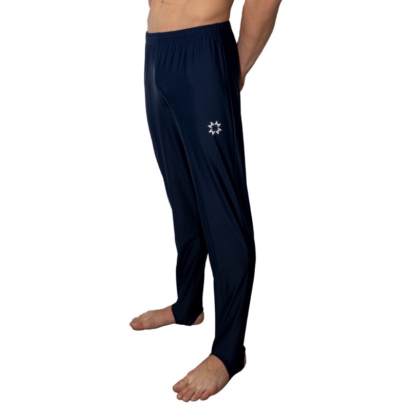 NEW Kunstturnhose lycra matt marineblau