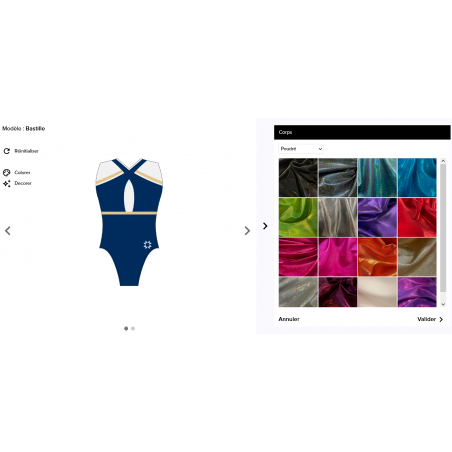 DESIGNER GYMDRESS MOREAU