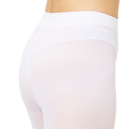 Strumpfhose mit Fuss weiss 0872