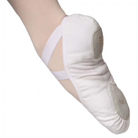 STELLA weiss Ballettschläppchen Merlet
