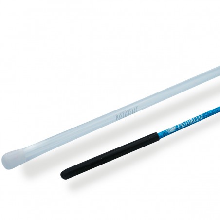glitter azur grip schwarz Stab Pastorelli