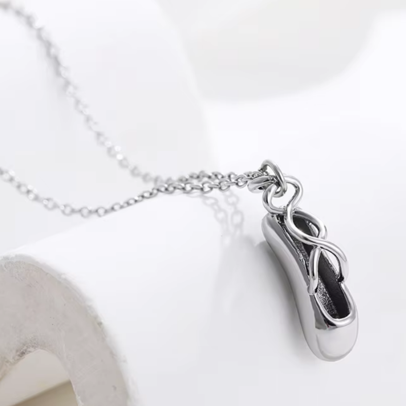 Kette silberne Ballettschuh