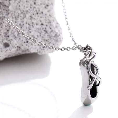 Kette silberne Ballettschuh