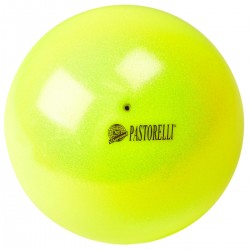ballon High Vision glitter jaune fluo