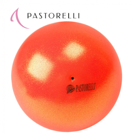 ballon High Vision glitter rouge orange