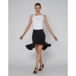 Gerafftes Tanktop DEVORA weiss