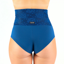 Short Betty Lace pétrole