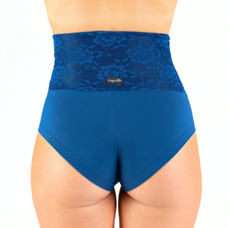 Short Betty Lace pétrole