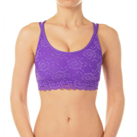 Brassière NICOLE lace lilas