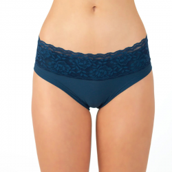 Pole-Short mit Spitze Mia petrol