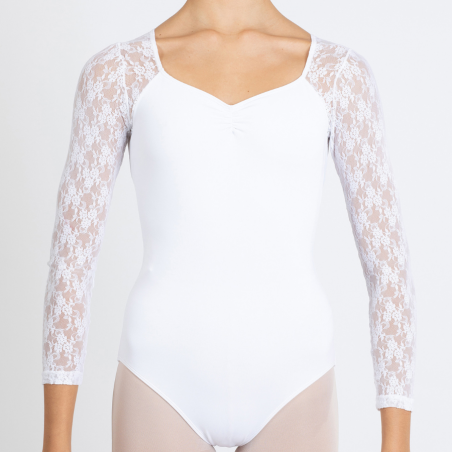 Justaucorps classique BODYMERBLON blanc