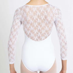 Justaucorps classique BODYMERBLON blanc