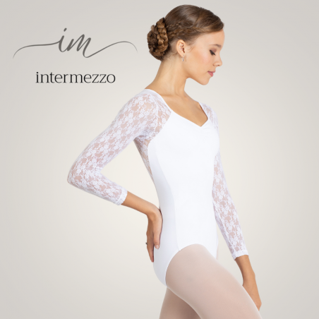 Justaucorps classique BODYMERBLON blanc