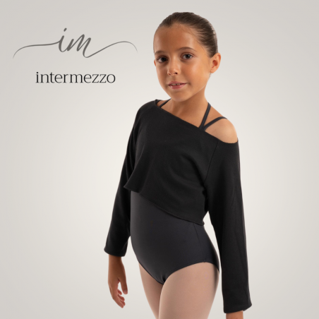 Crop top warm up kids noir