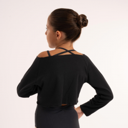 Crop top warm up kids noir