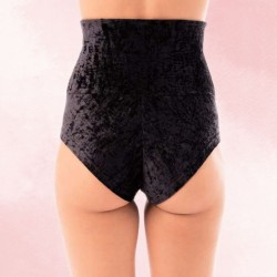 Pole-Short samt - schwarz