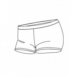 SHORT VISU schwarz x Temps Danse