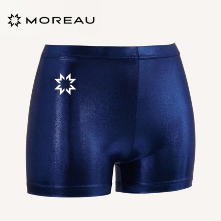 Short poudré bleu nuit
