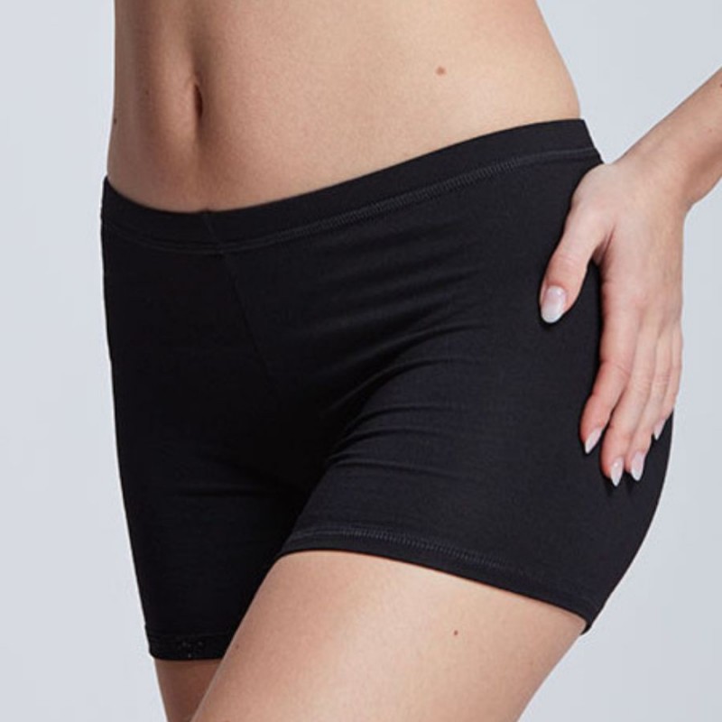 Short microfibre noir