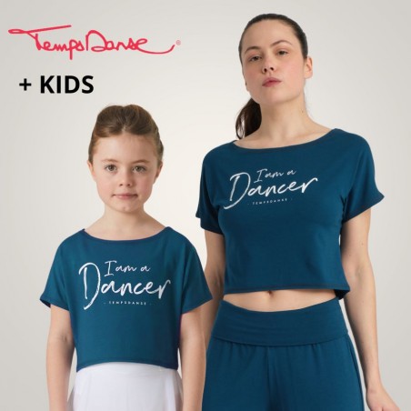 crop top AGILE I AM DANCER pruss