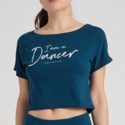 crop top AGILE I AM DANCER pruss