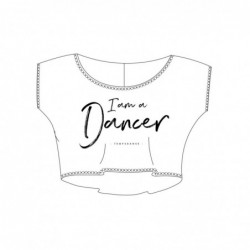 crop top AGILE I AM DANCER maui