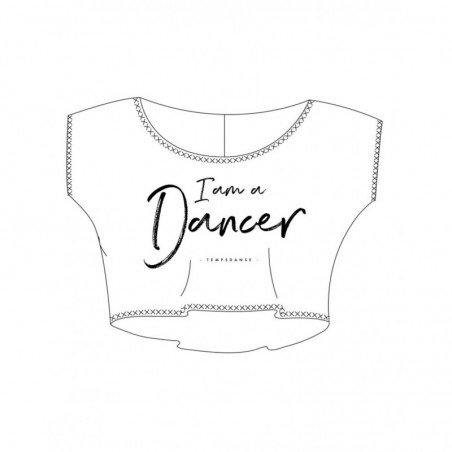 crop top AGILE I AM DANCER maui