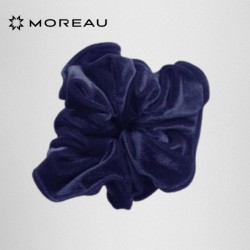 Chouchou velours ras marine