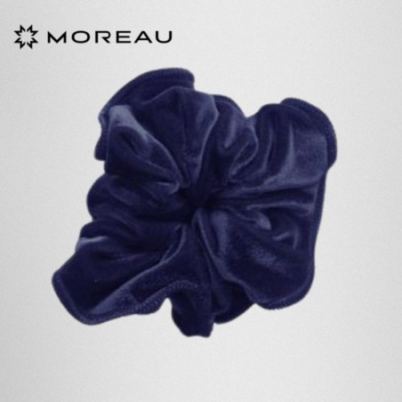 Haarband Glattsamt Marineblau