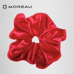 Haarband Glattsamt rot