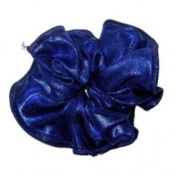 Chouchou lycra poudré bleu nuit