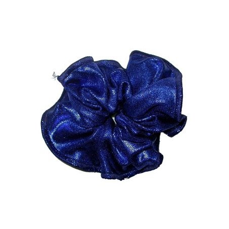 Chouchou lycra poudré bleu nuit