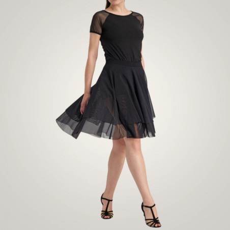 Jupe en tulle + short DORIANE noir