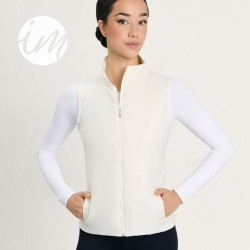Gilet patinage GIORDANA ivoire