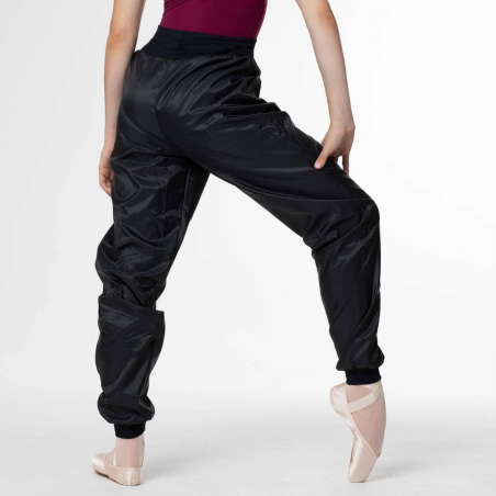 Sauna-Effekt Aufwärmhose schwarz