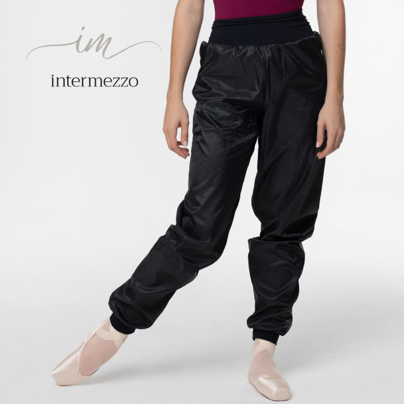 Pantalon échauffement - effet sauna noir