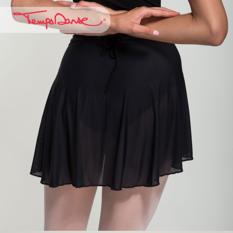 Ballett-Wickelrock JULIETTE schwarz x Temps Danse