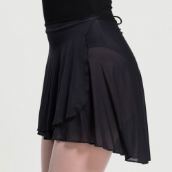 Jupette voile JULIETTE noir x Temps Danse