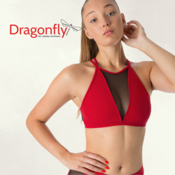 Haut VICTORIA rouge pole Dragonfly