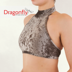 Haut LISETTE velours stone pole Dragonfly