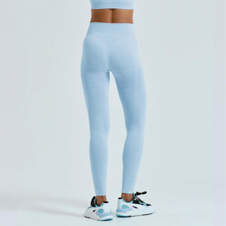 Leggings sans couture bleu ciel