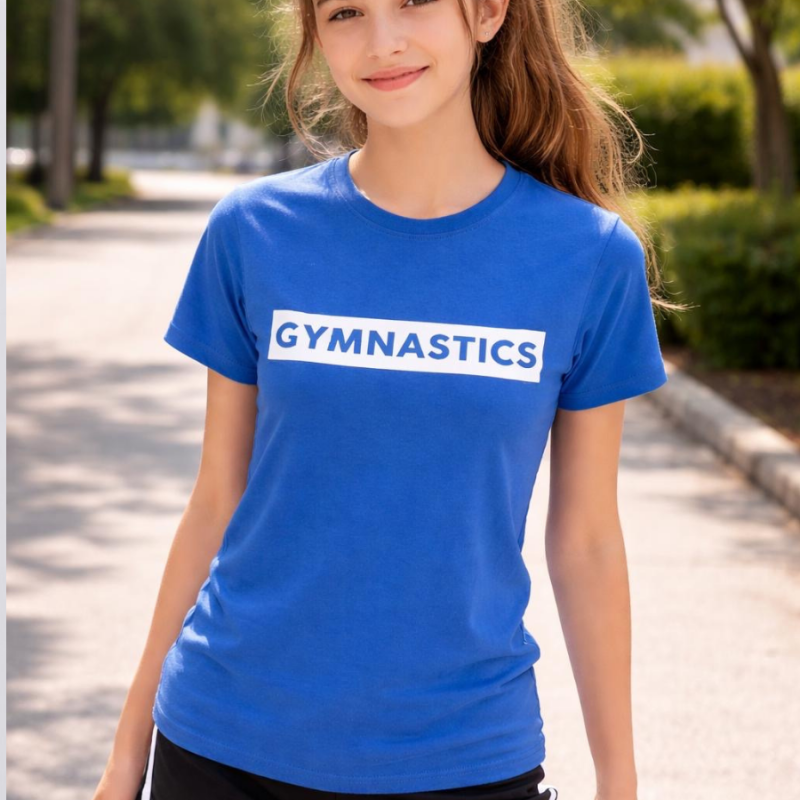 T-shirt GYMNASTICS bleu