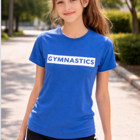T-shirt GYMNASTICS bleu
