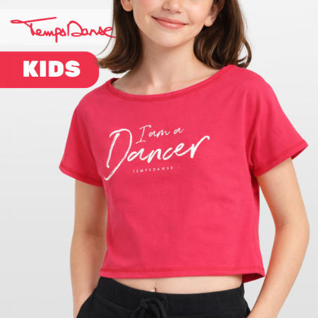 crop top AGILE IAM lipstick x Temps Danse